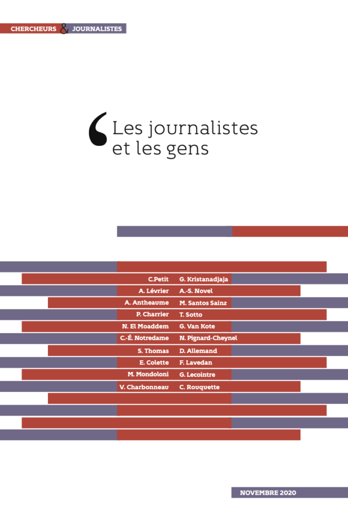 Les journalistes et les gens : le PDF à télécharger des actes de l'édition 2020 de la CNMJ